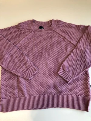 Gap Women's Sweater Size L Long Sleeve Knit Pullover Crew Neck Lilac Purple - Image 1 of 4
