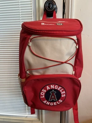 Los Angeles Angels Cooler Backpack 33” Adjustable Straps Zipper Front/Top - Image 1 of 4
