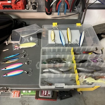 Металлический джиг Shimano 100 г 130 г 160 г для морской рыбалки б/у редкий + веса - Изображение 1 из 4