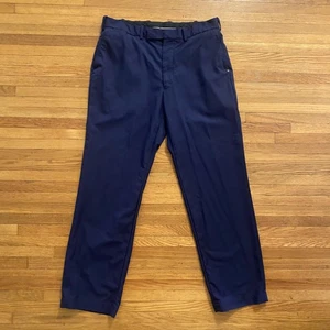 Pantalones RLX Ralph Lauren para hombre 36x32 azul marino vestido de rendimiento de golf frente plano - Imagen 1 de 14