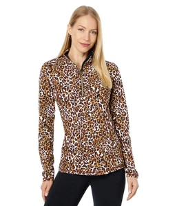 Lilly Pulitzer Justine 1/2 Zip UPF 50+ Pullover Chocolate/Onyx SM - Bild 1 von 3