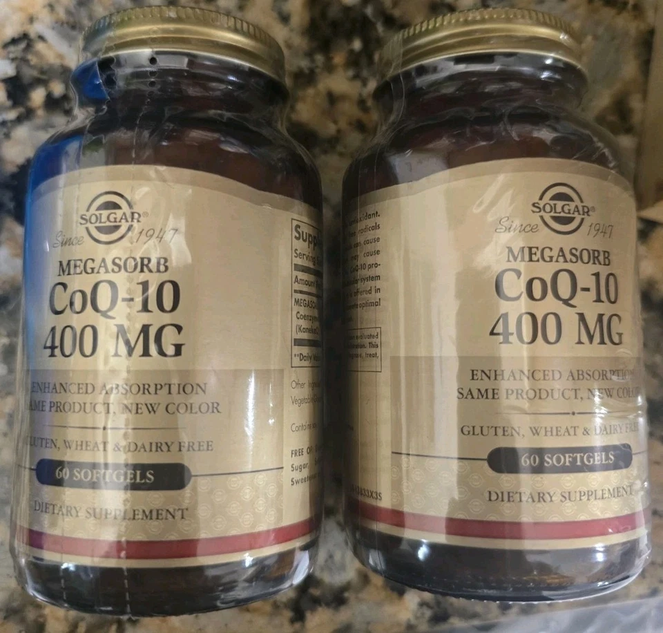 Solgar Coq10 Megasorb Coq-10 400 MG 60 Softgels