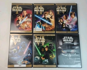 Lot Of 6 Star Wars DVDs 1 2 4 5 6 Hope Empire Prequels OG Trilogy Bonus *AS IS* - Picture 1 of 4