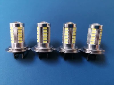FITS NISSAN ALMERA 2000-2003 SET OF 4X H7 LED 33SMD 12V FOG LIGHT BEAM CAR BULBS — 第 1/4 张图片