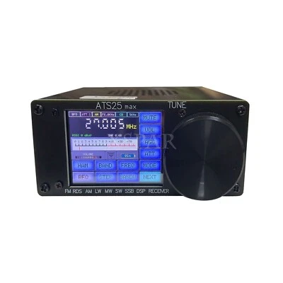 HamGeek ATS25 Max Si4732 Radio Receiver FM RDS AM LW MW SW SSB DSP w/2.4"Screen - Image 1 of 4