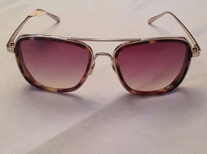 LINDA FARROW BLINKERS LFL237 3 LUXUS SCHILDPATT/GOLDBRAUN PILOTEN IRONMAN SONNENBRILLE - Bild 1 von 12