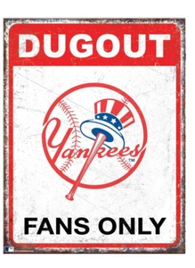 NY Yankees Einbaum Blechschild 16" x 12,5" - Bild 1 von 1