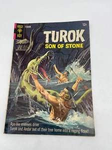 Turok Son of Stone #47 (llave de oro 1965) dinosaurios prehistóricos de la Edad de Plata en muy buena condición - Imagen 1 de 14