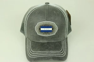 Mens Gradient Star Metal Logo Mesh Adjustable Trucker Hat - Picture 1 of 4