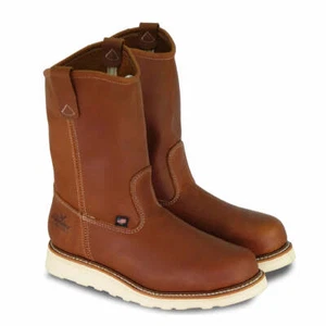 Botas Thorogood 11" punta de seguridad para tabaco tirar en Wellington 804-4205 hechas en EE. UU. - Imagen 1 de 3