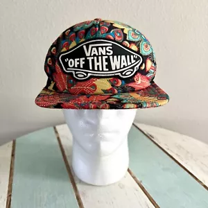 Cappello da parete Vans Off The Wall Snapback motivo floreale rete posteriore camionista cappello da skate - Foto 1 di 6