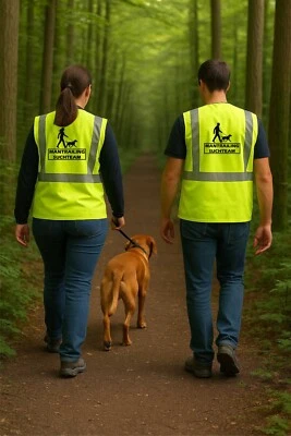 Bedruckte Warnweste Mantrailing Hundesport Hundetraining Hundewarnweste Hund - Bild 1 von 4