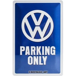 Retro tin sign metal sign vintage 8 x 12 in - Volkswagen - VW Parking Only - Picture 1 of 4
