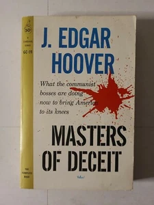 MASTERS OF DECEIT By J. Edgar Hoover 1961 Communism Paperback Very Good - Imagen 1 de 5