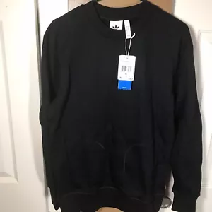 Adidas Originals X by O Crew Sweatshirt Black BQ3082 Size Small - Picture 1 of 4