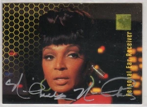 Skybox Star Trek 1995 Nichelle Nichols Uhura autógrafo firmado automáticamente tostado - Imagen 1 de 1