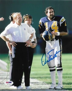 Dan Fouts San Diego Chargers Signed 8X10 Photo Autographed PSA/DNA COA HOF 32 - Picture 1 of 2