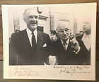 President Harry Truman Senator Stuart Symington 10x8 Card Stock Photo Photocopy