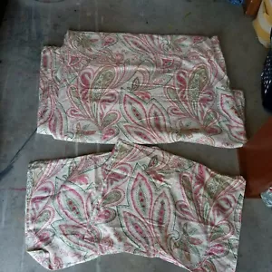 Crate & Barrel "Sophia Paisley" Full/Queen Duvet & 2 Shams - Picture 1 of 8