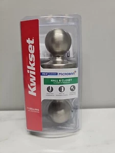 Kwikset Flur & Schrank Knopf 92001-518 Satin Nickel - Bild 1 von 6