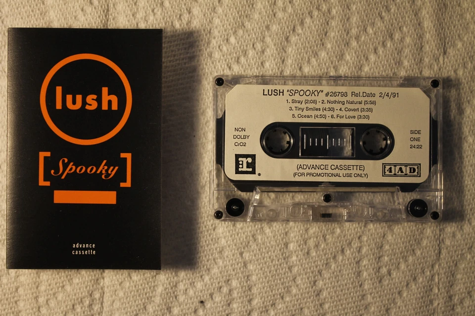 Lush - Spooky US orig' promo 4AD cassette indie shoegaze TESTED - Image 1 of 1