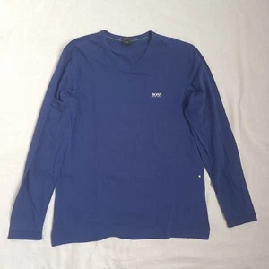Hugo Boss Green Label Mens Long Sleeve T-Shirt Size M Top Lightweight Cotton - Picture 1 of 18