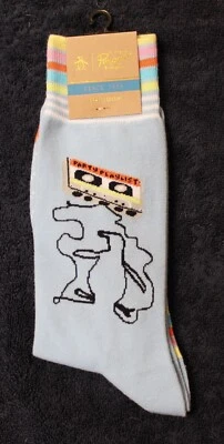 Calcetines de algodón peinado a rayas azul claro Penguin by Munsingwear para hombre $12 Foto 1 de 2