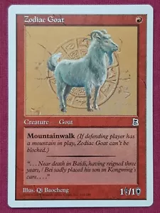 Magic The Gathering PORTAL THREE KINGDOMS ZODIAC GOAT red card MTG - Picture 1 of 2