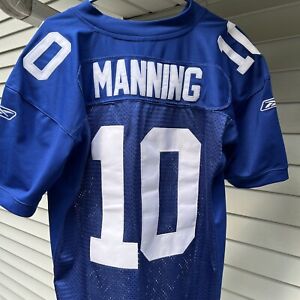 Eli Manning NY Giants Reebok NFL Stitched Jersey Super Bowl XLII Size XL 48