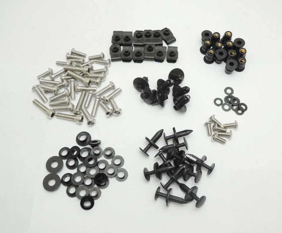 Juego de carenado de acero inoxidable + pernos de pantalla para Suzuki GSXR 600 750 2004 2005 K4 K5 Foto 1 de 1