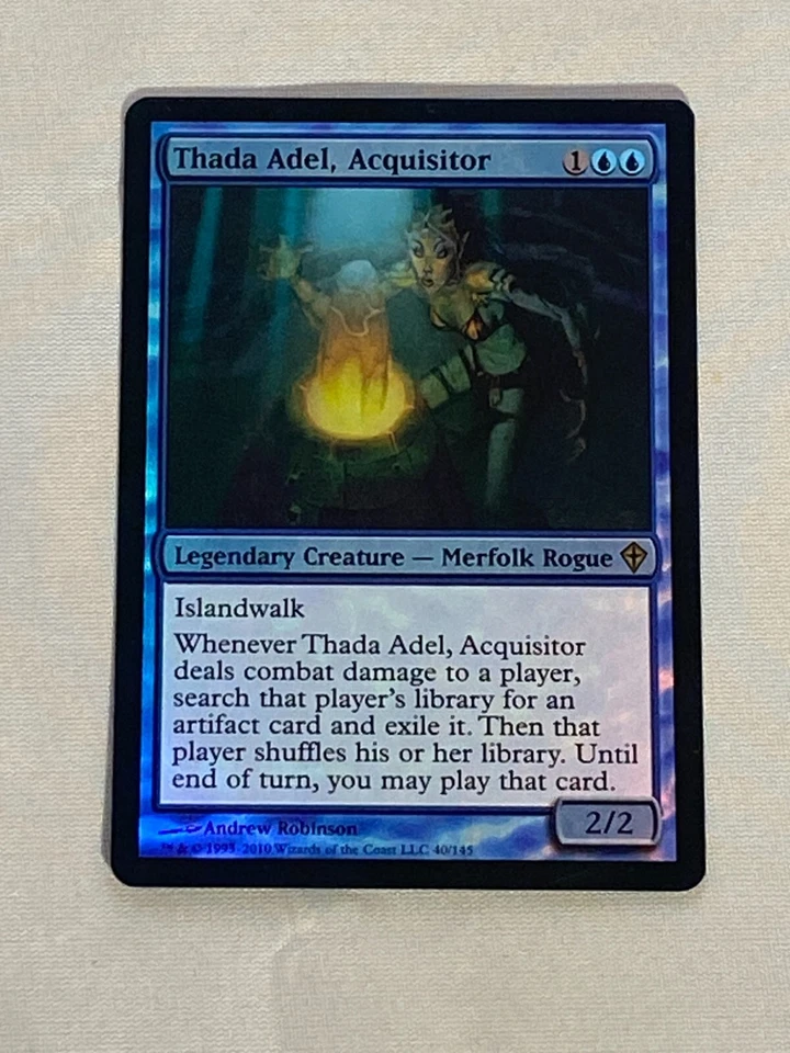 MTG FOIL Thada Adel, Acquisitor Worldwake Magic the Gathering - Image 1 of 2