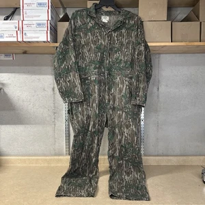 Vintage Mossy Oak Reißverschluss Camouflage Overall Herren XL Jagd Hergestellt in den USA - Bild 1 von 8