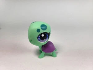 LPS Turtle Purple Shell Scenery 2008 Hasbro Littlest Pet Shop - Picture 1 of 6