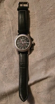 博柏利瑞士不锈钢手表男士BU7700计时码表运动款  — 第 1/3 张图片