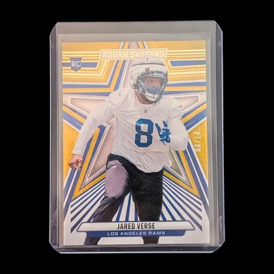 2024 Panini Rookies & Stars Jared Verse Gold Rookie RC /10  - Image 1 of 2