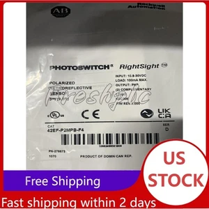 Allen Bradley 42EF-P2MPB-F4 Polarized Retroreflector Sensor NEW  US Free Tax - Picture 1 of 5