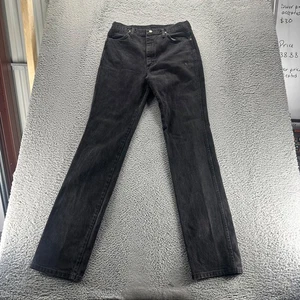 Vintage Wrangler Jeans Herren 34x38 Schwarz 935W Dark Wash Baumwolle Straight Denim - Bild 1 von 9