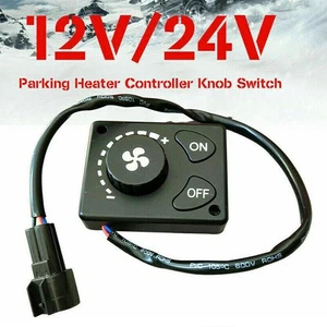 For Car Parking Heater Knob Knob LCD Plastic Switch Track Air Diesel Heater 24V - Picture 1 of 12