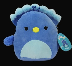 RETIRED Squishmallows Priscilla the Peacock 8” Plush 2019 S8 #292 Blue NWT - Picture 1 of 10