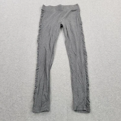 Guess Leggings Pants Womens Medium Logo Spellout Gray Skinny meas 28x27 - Image 1 of 4