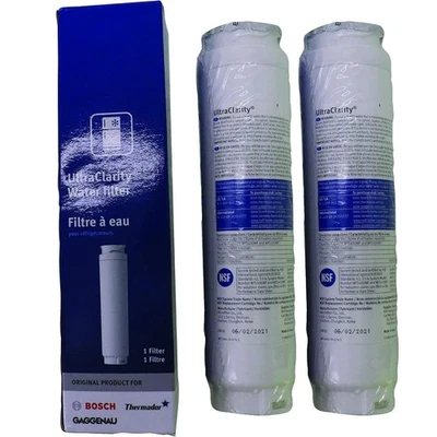 2x Filtro de agua Bosch Ultra-Clarity 9000-077104 9000194412 B26FT70SNS B22CS80SNS Foto 1 de 4