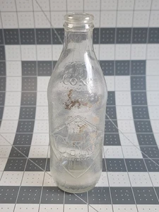 Vintage Coca Cola Bottle Straight Sides Embossed Diamond 1960's - Picture 1 of 5