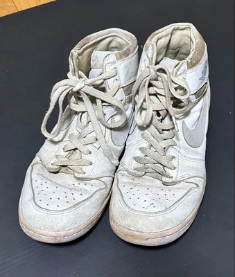 Nike Air Jordan 1 US8.5 Blanco x Gris 1985 Original Vintage Zapatillas Usadas Foto 1 de 4