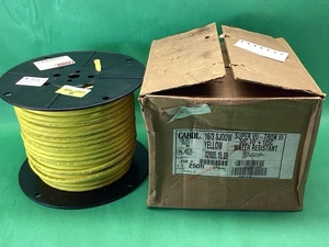 Carrete CAROL 250 ft 16/3 SJOOW amarillo chaqueta cable cable nuevo en stock 2005.15.05 MSHA - Imagen 1 de 11