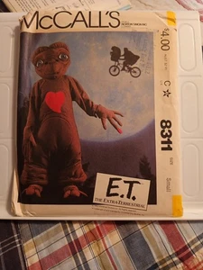 Vtg McCalls Sewing Pattern 8311-Original 1982 ET Extra Terrestrial-Childs S-FF - Picture 1 of 3