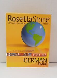 Rosetta Stone German Level 1 & 2 Personal Edition Version 6.2 