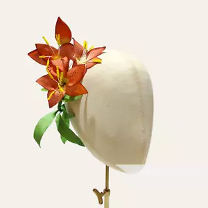Vintage 'Maya' 1950/60's German Lily Flower Millinery Mount - Picture 1 of 18