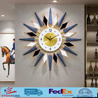 23.6 Inch Large Retro Metal Art Clock Mid Century Modern Wall Vintage Wall Clock