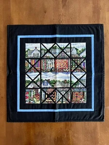 Handmade Diane Phalen 2007 Quilted Table Runner Wall Hanger Mat - 21" x 21" - Picture 1 of 12