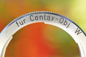 Contax-Obj. W to L39 Mount Adapter Vintage Used Rangefinder • Free Shipping